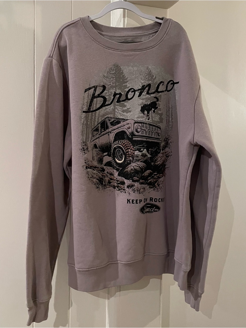 Ford Bronco Keep on Rockin Crewneck Sweatshirt